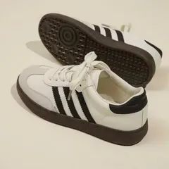 Giày Sneaker Nữ Sọc Đế Nâu Vintage – Giày Thể Thao Basic, Cá Tính, Dễ Phối Đồ
