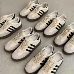 Giày Sneaker Nữ Sọc Đế Nâu Vintage – Giày Thể Thao Basic, Cá Tính, Dễ Phối Đồ