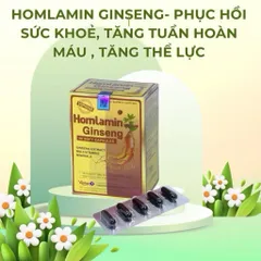 Viên bổ tổng hợp Homlamin Ginseng, hộp 60 viên, tăng cường sức đề kháng, vinaphar 1