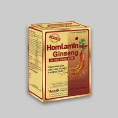 Viên bổ tổng hợp Homlamin Ginseng, hộp 60 viên, tăng cường sức đề kháng, vinaphar 1