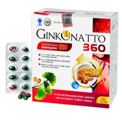 Viên uống bổ não Ginkgo biloba , hộp 100 viên nang mềm , vinaphar 1
