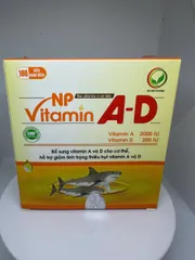 Vitamin AD - Hộp 100 viên - Sáng mắt đẹp da ,Giúp trẻ chắc xương, phát triển hệ xương khẻo mạnh, cao lớn.