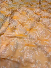 Áo dài họ Huỳnh [Lụa tơ óng thọ dơi]-tone thanh lịch- vải may áo dài khổ 1.5m