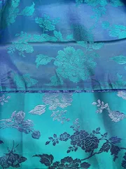 [Áo dài họ Huỳnh] Vải Gấm Tơ Hồng Điệp khổ 1.5m [Họa tiết Mới] -[vải may áo dài]
