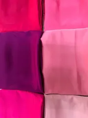 Áo dài họ Huỳnh [Lụa Tô Châu] -TONE HỒNG- Vải may áo dài khổ 1,5m