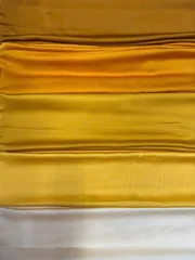 Áo dài họ Huỳnh [Lụa Tô Châu] -TONE Vàng- Vải may áo dài khổ 1,5m