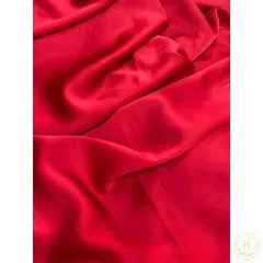 Áo dài họ Huỳnh [Lụa Tô Châu] -TONE ĐỎ- Vải may áo dài khổ 1,5m