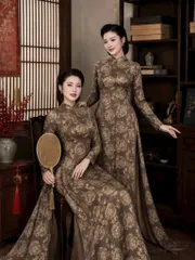 [Áo dài họ Huỳnh] Vải Gấm Hỷ Nha Xá 2 da khổ 1.5m -[vải may áo dài]