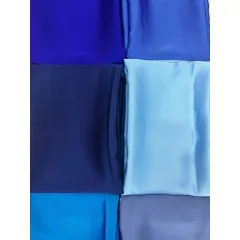 Áo dài họ Huỳnh [Lụa Tô Châu] -TONE BIỂN - Vải may áo dài khổ 1,5m