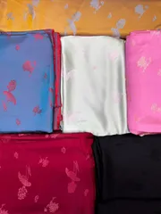 [Áo dài họ Huỳnh] Vải Gấm Tơ Tiểu Liên khổ 1.5m-[vải may áo dài]