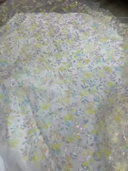 Áo dài họ Huỳnh [ Ren kim sa + Lót ] -Vải may áo dài khổ 1.5m