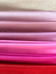 Áo dài họ Huỳnh [LỤA DUBAI TRƠN] [TONE ẤM] - Vải may áo dài mát mẻ, form xuông