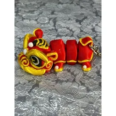 Áo dài họ Huỳnh [Phụ kiện áo dài]- [Móc khóa đầu lân in 3D]