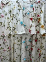 [Áo dài họ Huỳnh] Áo dài truyền thống nữ - tơ thêu hoa [Mẫu mới] - series Chớm Xuân