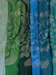 [Áo dài họ Huỳnh] Áo dài truyền thống nữ- Satin ủi đá [cam kết không rớt đá]_Vải may áo dài