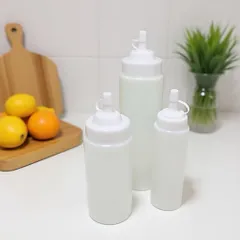 Bình Nhựa Đựng Tương, Sirup, Nước Sốt - Nhiều Dung Tích ( màu trắng ) 838801