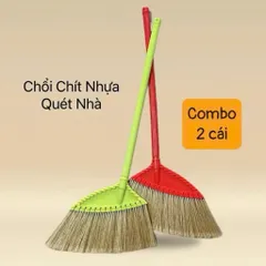 Combo 2 Chổi Cước Quét Nhà Siêu Mềm Không Rụng Lông, Chổi Cước Nhựa Quét Sạch Mọi Bụi Bẩn