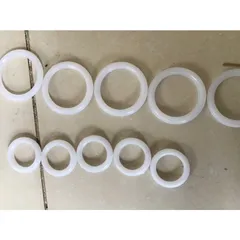 Combo 200 Vòng nhựa tròn đủ cỡ - móc rèm ,móc rido loại tròn