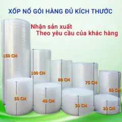 5 mét xốp nổ chống sốc, xốp bóng khí bán lẻ từ 1 mét