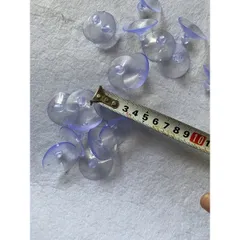 10 Miếng nhựa hút kính, kê kính mặt bàn kích thước 3cm và 5cm