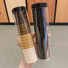 Hộp 20 chun buộc tóc trơn cho bạn nữ