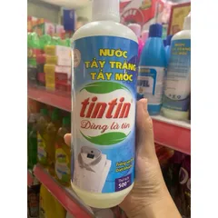 Nước tẩy trắng, tẩy mốc quần áo Tintin 500ml 838851