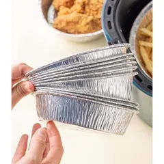 10 Khay nướng bạc to lót nồi chiên không dầu kích cỡ 22cm