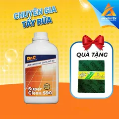 (Tặng miếng giáp đa năng) Chất tẩy Làm Sạch Sàn Gạch, Đồ Sứ Super Clean S90 Can 1 Lít - S90 1000ML