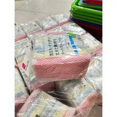 Set 7 mút rửa chén bát xuất nhật - Mút xốp rửa bát