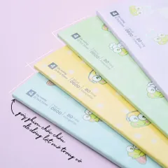 Combo 5 Quyển vở 4 Ô ly 48/80 trang School Ếch Cốm Hồng Hà - 0599/0600