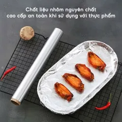giấy bạc bọc thực phẩm dài 10 mét ,màng nhôm bọc thức ăn