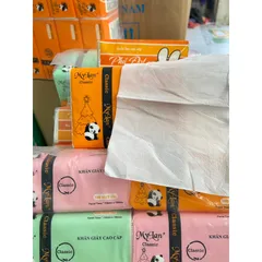 Khăn giấy khô Mylan chất giấy dai mịn đẹp không bụi, không hôi, trắng mịn 838883