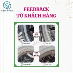 Bột Tẩy Lồng Máy Giặt Ailla 300Gr + Tẩy Mốc Gioăng Cao Su Ailla 100Gr
