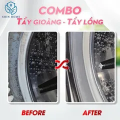Bột Tẩy Lồng Máy Giặt Ailla 300Gr + Tẩy Mốc Gioăng Cao Su Ailla 100Gr