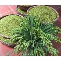 Cốm Xanh Khô Tây Bắc, Cốm Xanh Khô Nấu Chè, Nấu Xôi, Làm Chả Cốm