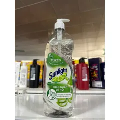 Nước Rửa Chén Sunlight Thiên Nhiên Lô Hội Chai 750ml Có Vòi Tiện Lợi