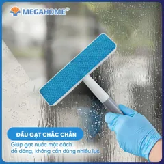 Cây gạt kính, gạt nước 2 in 1 cầm tay nhỏ gọn Megahome
