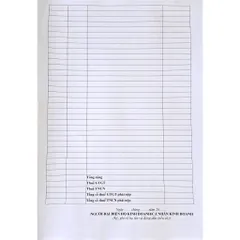 SỔ S1a - Sử dụng cho hộ kinh doanh dưới 500 triệu