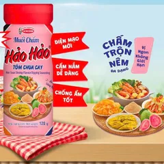 Muối HẢO HẢO - muối chấm Hảo Hảo tôm chua cay - muối chấm hoa quả chua cay lọ 120g