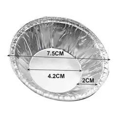 100 chén giấy bạc nướng thực phẩm ,nướng bánh, nướng hàu…