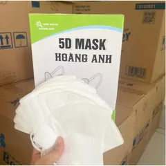 quà tặng túi 10 chiếc khẩu trang 5d max hoàng anh,lọc bụi,kháng khuẩn