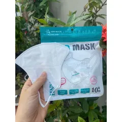 quà tặng túi 10 chiếc khẩu trang 5d max hoàng anh,lọc bụi,kháng khuẩn