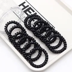 Sét 10 chun buộc tóc lò xo dai bền loại nhỏ, loại nhỡ, loại to