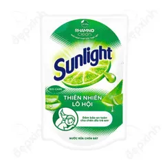 Nước Rửa Chén Sunlight Thiên Nhiên Lô Hội Túi 2kg