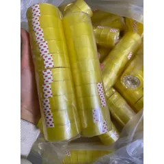 combo 10 cuộn băng dính văn phòng, băng dính bé dán làm hoa tạo hình