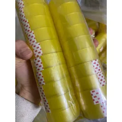 combo 10 cuộn băng dính văn phòng, băng dính bé dán làm hoa tạo hình