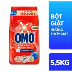 Bột Giặt Omo Hương Thơm Mát Túi 5,5kg