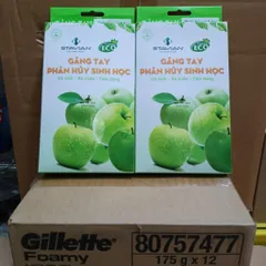 5 hộp Găng Tay Tự Hủy Sinh Học  dùng một lần - Bảo Vệ Môi Trường & An Toàn Cho Thực Phẩm