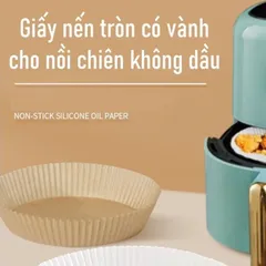 Set 50 Tờ Giấy Nến Lót Nồi Chiên Không ( loại có hộp)