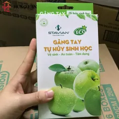 Hộp Găng Tay Tự Hủy Sinh Học An Toàn Bảo Vệ Môi Trường